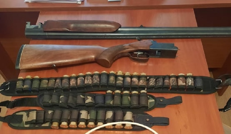 Դիլիջանում ապօրինի որս կատարելու կասկածանքով կանգնեցված մեքենայից առգրավվել են «ՏՈԶ-120» հրացան, 31 հատ 12 մմ տրամաչափի փամփուշտ. ԲԸՏՄ