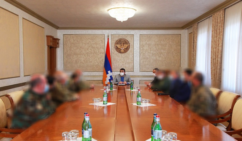 President of Artsakh convened meeting with participation of high-ranking officers of NSS