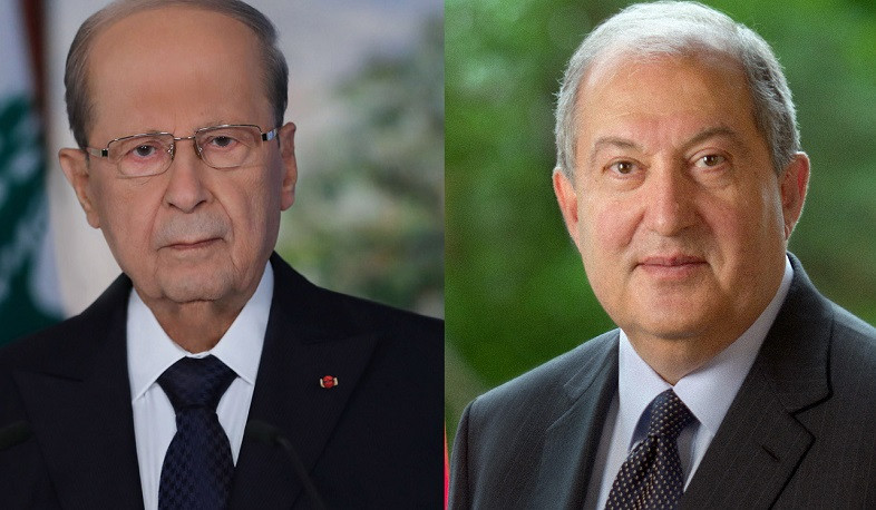 Armen Sarkissian sends congratulatory message to Lebanese President Michel Aoun on Independence Day