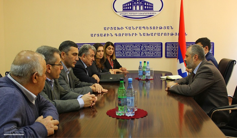 At meeting with delegation of Armenia’s NAS, Artsakh’s Foreign Minister emphasized role of scientific potential in foreign policy