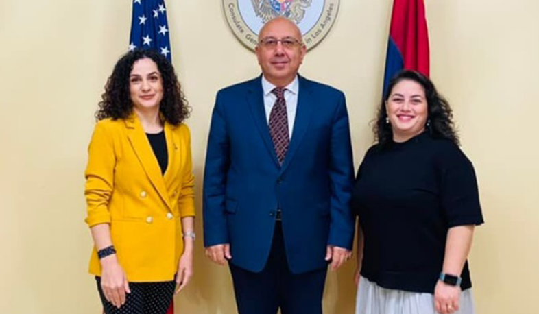 Լոս Անջելեսում ՀՀ գլխավոր հյուպատոսը բարձր է գնահատել Զինծառայողների ապահովագրության հիմնադրամի որդեգրած առաքելությունը