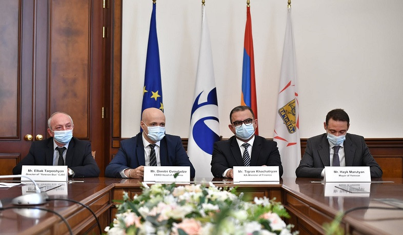 Ստորագրվել է «Երևանի ավտոբուսների ծրագիր» վարկային համաձայնագիրը