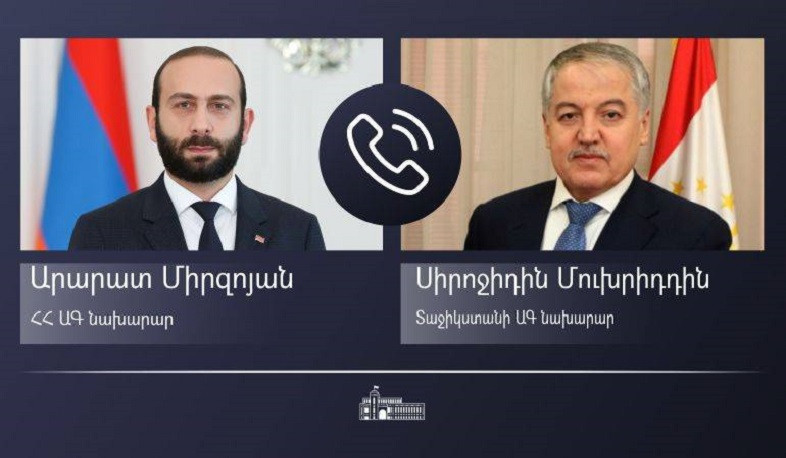 Phone conversation of Foreign Ministers of Armenia and Tajikistan