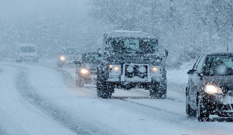 ՀՀ մի շարք տարածաշրջաններում ձյուն է տեղում, Սպիտակի ոլորանները բեռնատարների համար դժվարանցանելի են