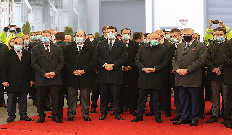 Prime Minister of Armenia present at new power plant opening ceremony