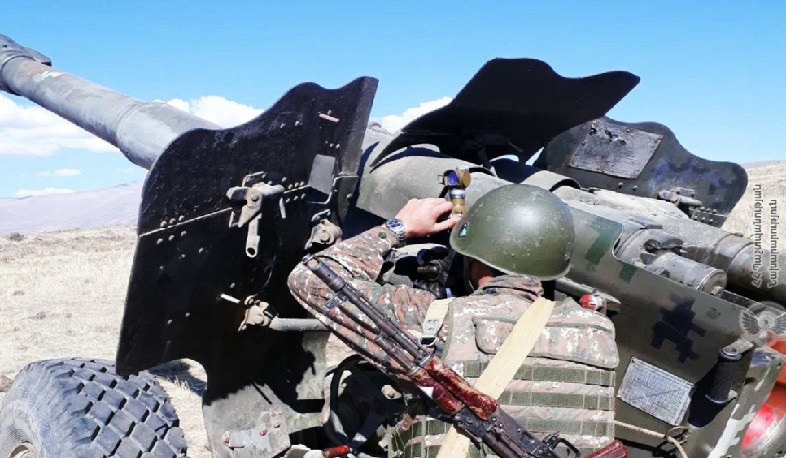 Անցկացվել են հրետանային վարժանքներ