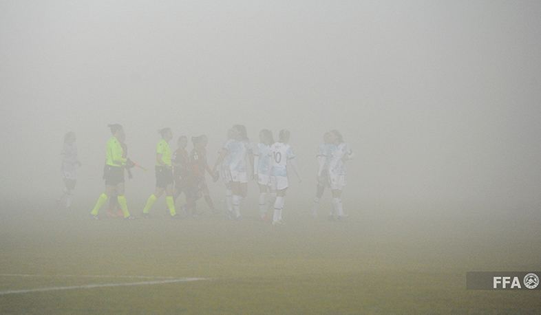 Կանանց ԱԱ Հայաստան-Նորվեգիա հանդիպումը մառախուղի պատճառով անավարտ է մնացել