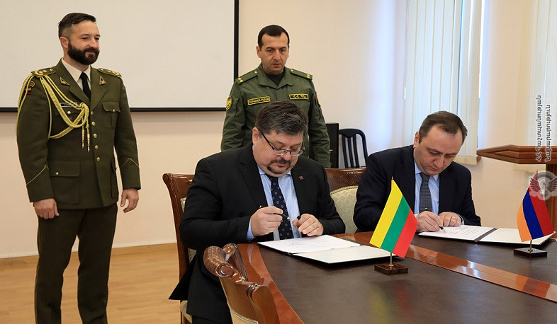 Ստորագրվել է 2022 թ. Հայաստանի և Լիտվայի միջև երկկողմ ռազմական համագործակցության ծրագիրը