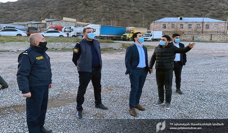 ՊԵԿ նախագահը Կապանի մաքսային հսկողության տարածքում ծանոթացել է ապրանքների պահպանման հնարավորություններին