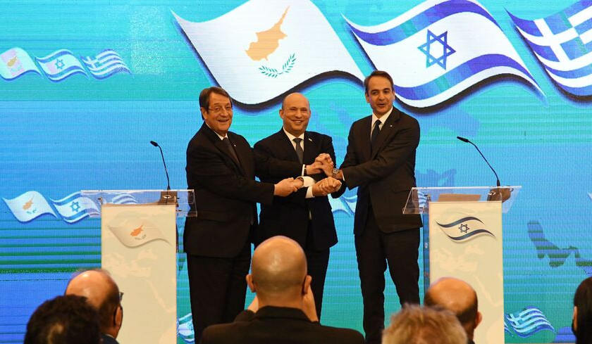 Bennett, Mitsotakis and Anastasiades concerned with “regional caters who sponsor and finance mercenaries in various conflict theaters”