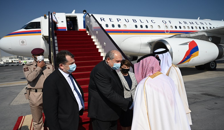 Армен Саркисян отправился в Катар с рабочим визитом