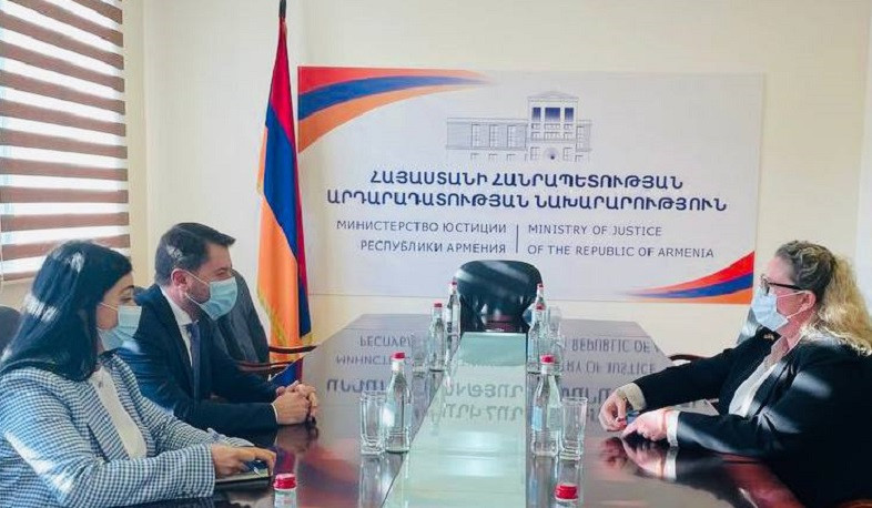 Карен Андреасян обсудил с послом Норвегии процесс осуществления судебно-правовых реформ