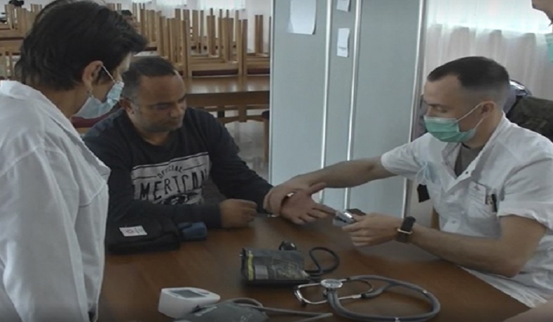Российские военные врачи оказали квалифицированную медицинскую помощь жителям отдаленного села Патара в Арцахе
