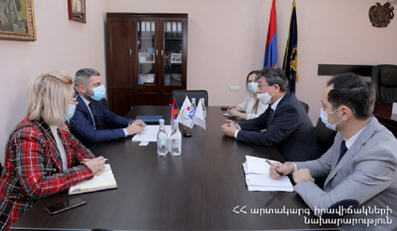 ԱԻ նախարարի առաջին տեղակալը հանդիպել է JICA-ի ներկայացուցիչների հետ