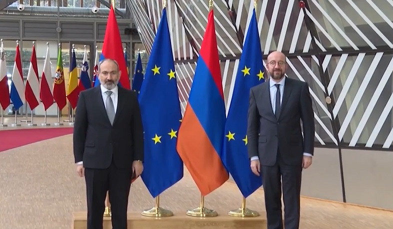 Վարչապետ Նիկոլ Փաշինյանը հանդիպել է Եվրոպական խորհրդի նախագահ Շառլ Միշելի հետ