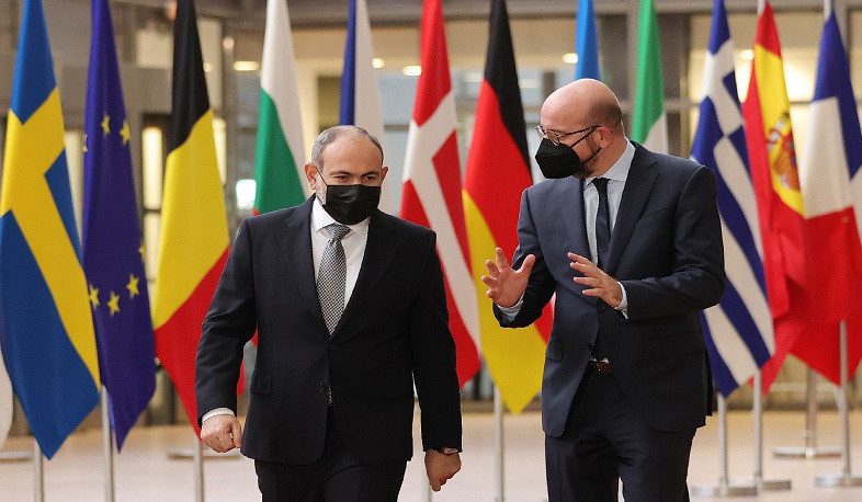 Բրյուսելում տեղի է ունեցել ՀՀ վարչապետի և ԵԽ նախագահ Շառլ Միշելի առանձնազրույցը