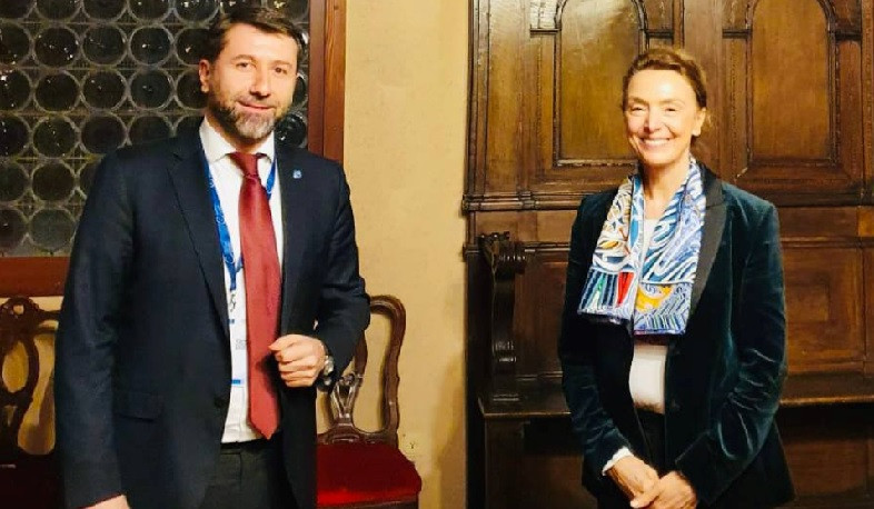 Karen Andreasyan presented to Secretary General of Council of Europe gross violations of humanitarian law by Azerbaijan