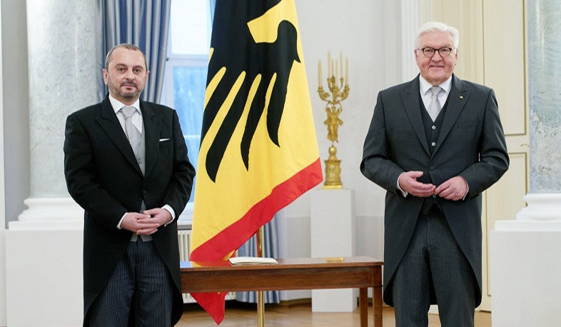 Գերմանիայի նախագահը հավատարմագրերի հանձնման առիթով ընդունել է ՀՀ նորանշանակ դեսպանին
