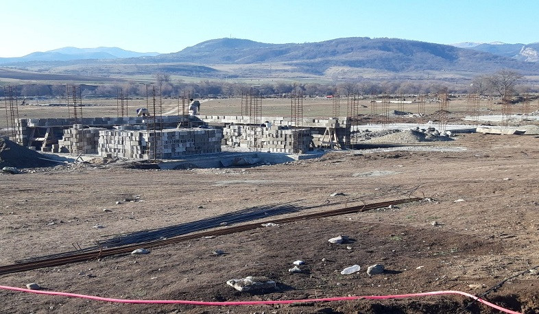 Askeranda yeni məhəllələrin tikinti işləri davam edir