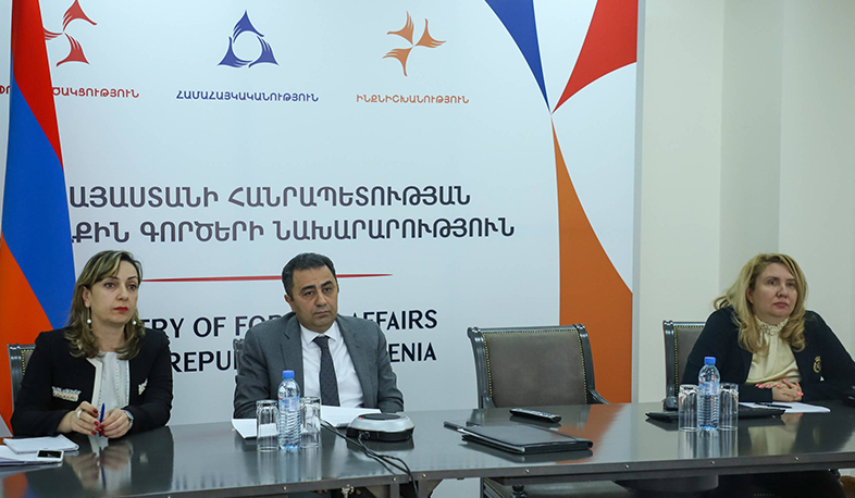 Vahe Gevorgyan QDİƏT-ə üzv dövlətlərin XİN Şurası görüşündə DQ münaqişəsinə toxunub