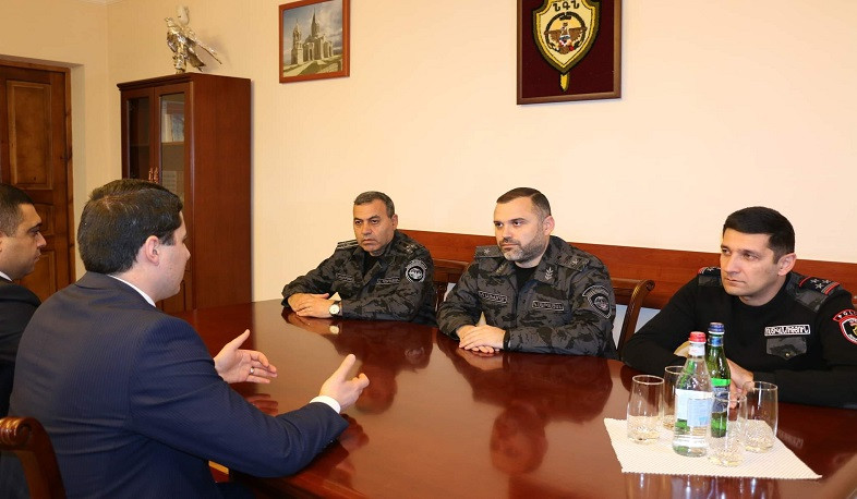 Արցախի ՆԳ նախարարն ու ՀՀ ՔԿ նախագահը քննարկել են երկու կառույցների համագործակցության  ընդլայմանն առնչվող հարցեր