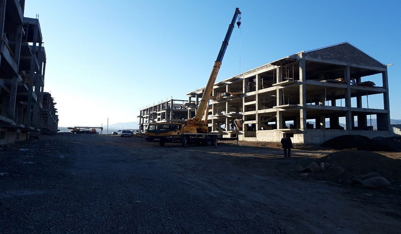 New districts being built in Ivanyan community of Askeran region