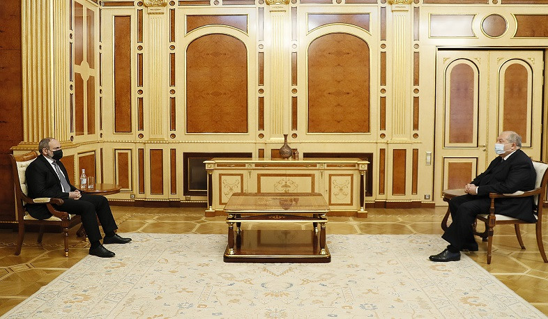 Nikol Pashinyan and Armen Sarkissian met