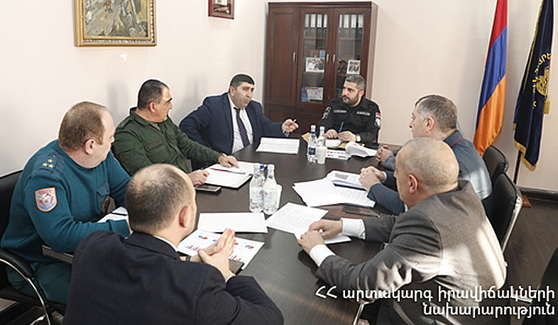 Արտակարգ իրավիճակների նախարարությունում տեղի է ունեցել միջգերատեսչական աշխատանքային խմբի առաջին նիստը