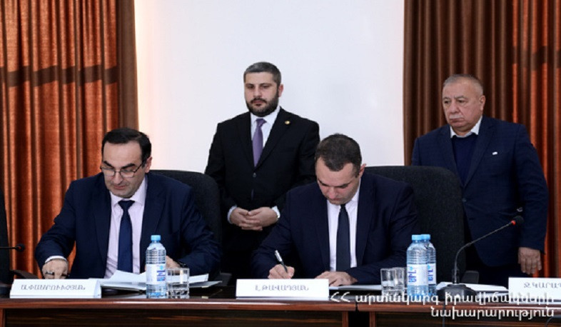 Գիտական նախագծեր, երիտասարդ մասնագետների պատրաստում. ստորագրվել է ԱԻՆ-ԳԱԱ փոխըմբռնման հուշագիր