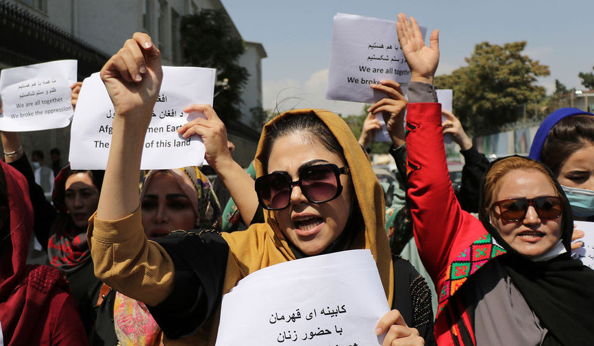 Taliban reportedly opens fire on women protesting against restrictions