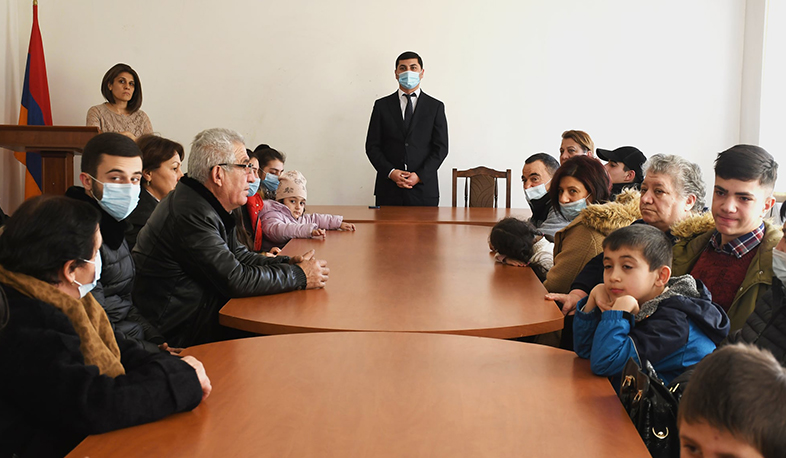 Արմավիրի մարզպետի խորհրդականն ընդունել է մարզի երկկողմանի ծնողազուրկ երեխաներին