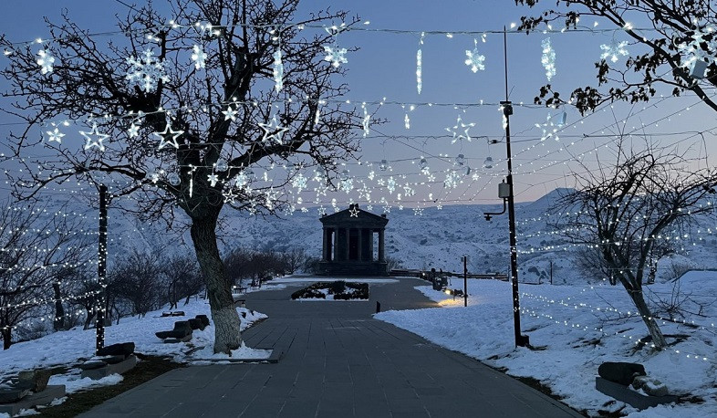 «Գառնի» արգելոց-թանգարանի ճեմուղին զարդարվել է տոնական լույսերով