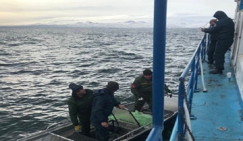 Սևանա լճից դուրս է բերվել 21 ապօրինի ձկնորսական ցանց
