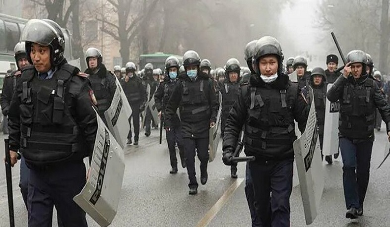 317 law enforcement officers injured in Kazakhstan