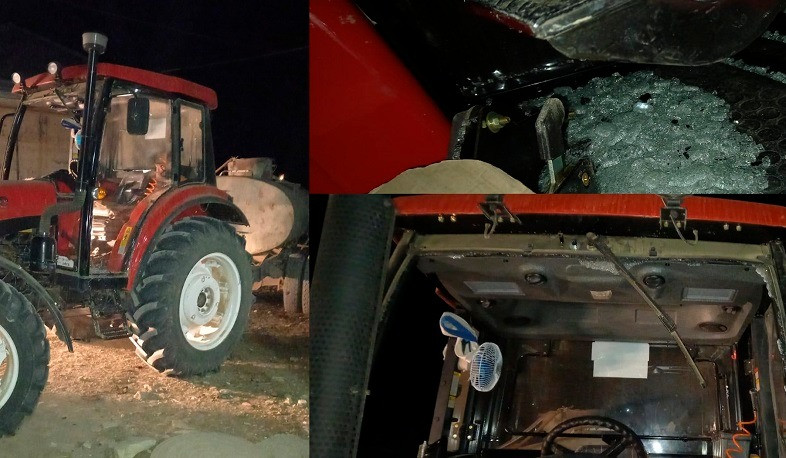 Azerbaijani Armed Forces open fire on tractor workers in Nakhichevanik village pomegranate orchard
