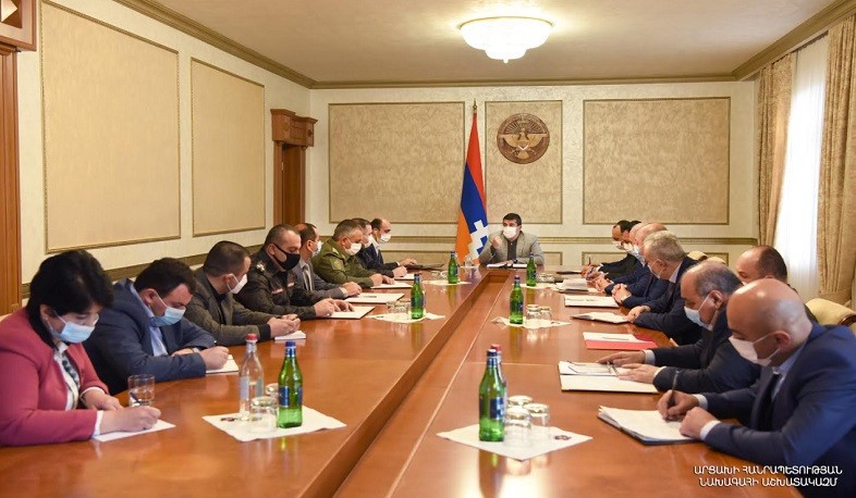 Բոլոր ուղղություններով ուժեղացված ստուգումներ են իրականացվելու. Արցախի նախագահը  խորհրդակցություն է հրավիրել