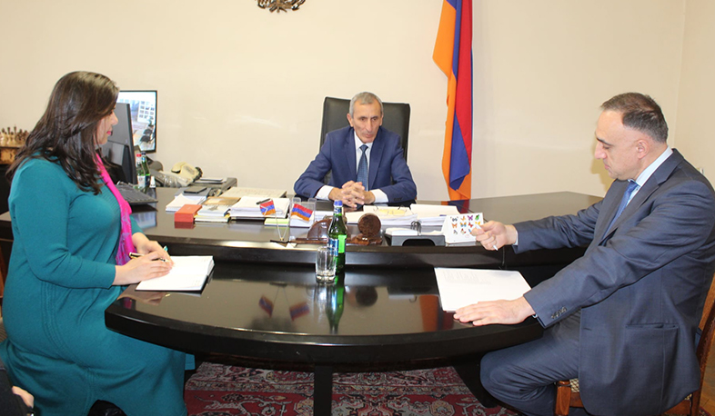 Արագածոտնի մարզպետն ընդունել է «Դոմ Մոսկվի» կենտրոնի տնօրենին