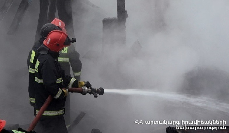 Ֆիոլետովո գյուղում տուն է այրվել