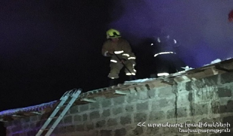 Հովունի գյուղում հրդեհ է բռնկվել