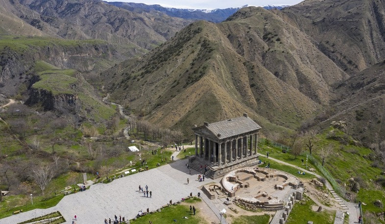 Garni Temple is one of 51 most beautiful monuments preserved from time of Roman Empire