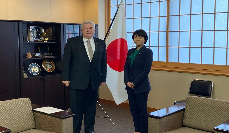 Ambassador Hovhannisyan and Japanese State Minister for Foreign Affairs highlighted involvement of Japanese companies in Armenia's infrastructure projects