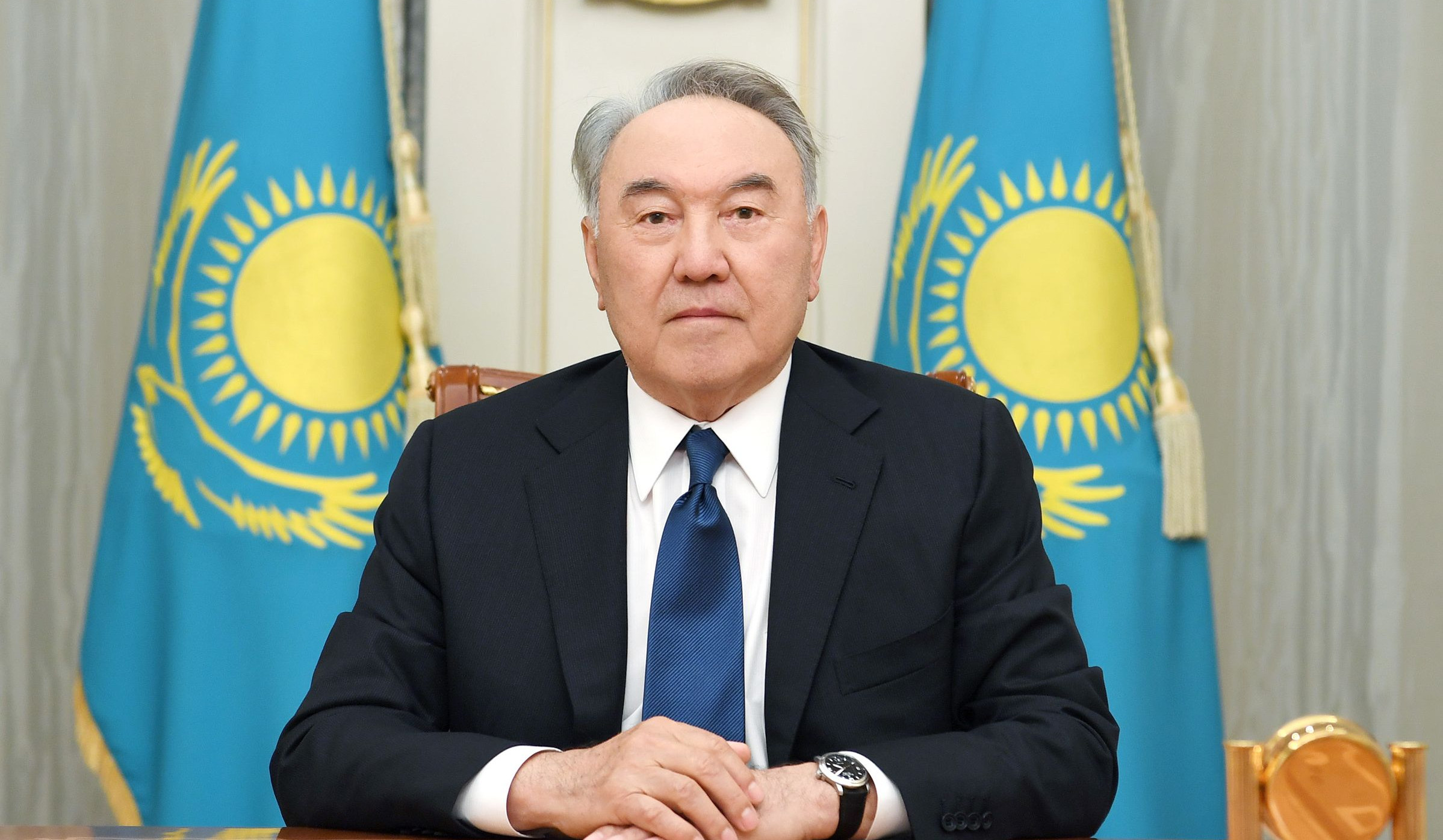 Видеообращение Нурсултана Назарбаева к согражданам