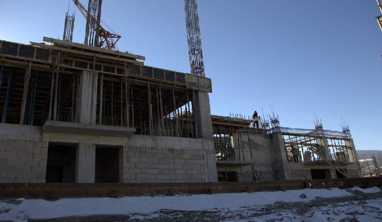 New residential district being built in Stepanakert