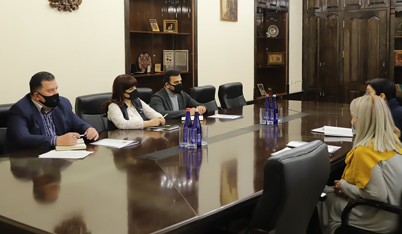 Նազելի Բաղդասարյանն ընդունել է «Կայուն դպրոցական սնունդ» ծրագրի ներկայացուցիչներին