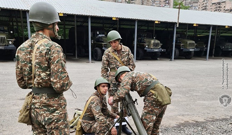 Զորամասերում անցկացվել են մասնագիտական պարապմունքներ