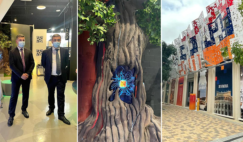 Gnel Sanosyan visits Armenian pavilion of Dubai Expo 2020 exhibition