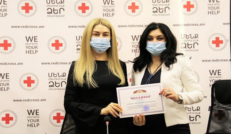 «Հայկական Կարմիր խաչի» ընկերությունը պատվոգիր է ստացել առողջապահության նախարարությունից