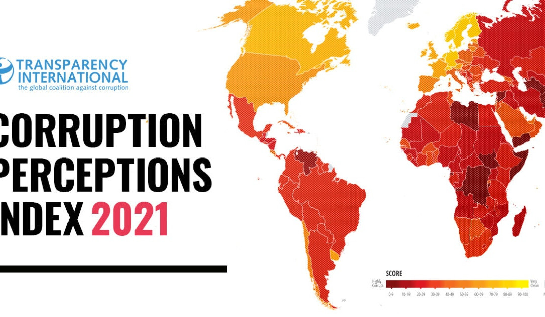 Կոռուպցիայի ընկալման 2021 թ. համաթվում Հայաստանը համարվել է հաջողության օրինակ