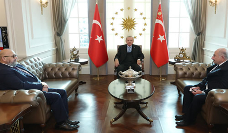 Erdogan met with Bedros Sirinoglu, President of Union of Armenian Foundations