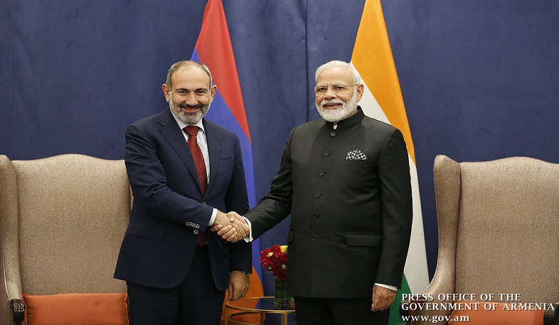 Армения придает особое значение стабильному развитию отношений с Индией: Пашинян - Моди